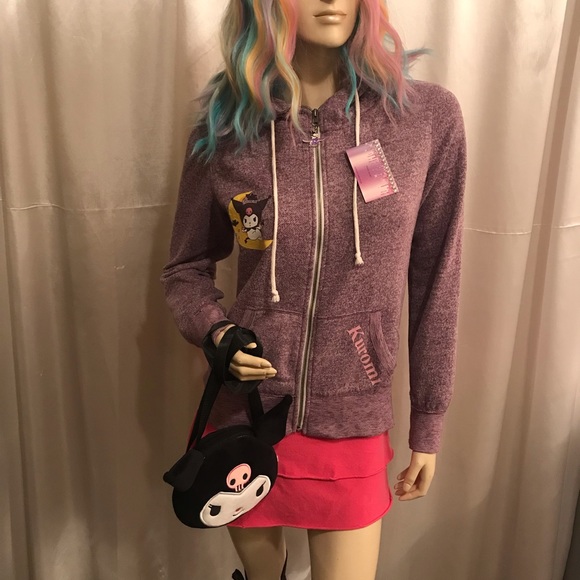 Adorable vintage y2k custom kuromi hoodie 😈💜 - Picture 5 of 14